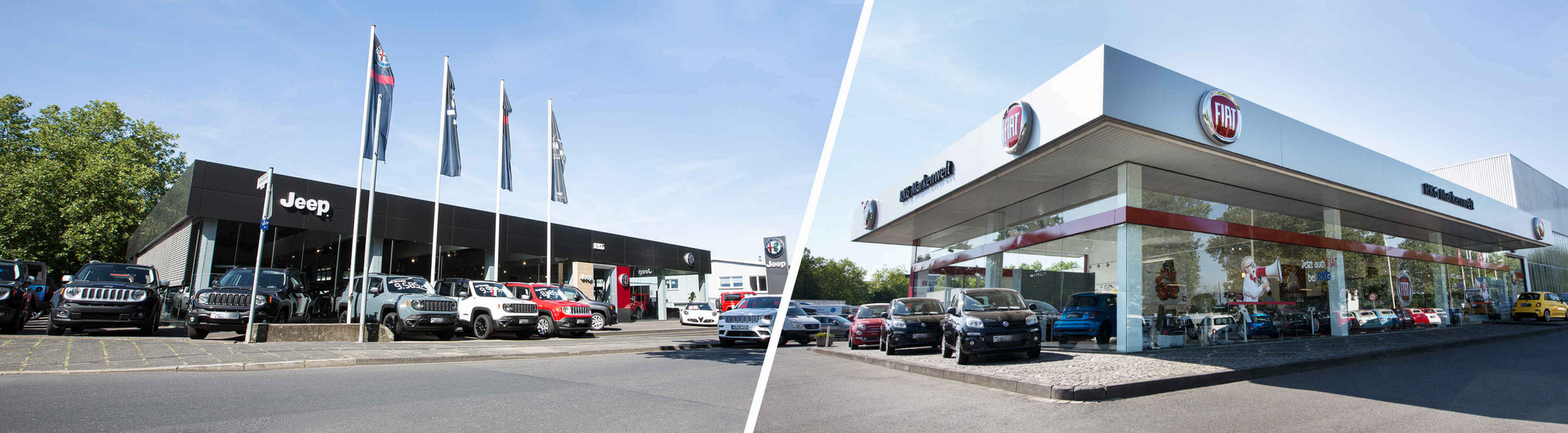 RKG Markenwelt - das Autohaus für Fiat, Abarth, Jeep und Alfa Romeo in Bonn-Beuel