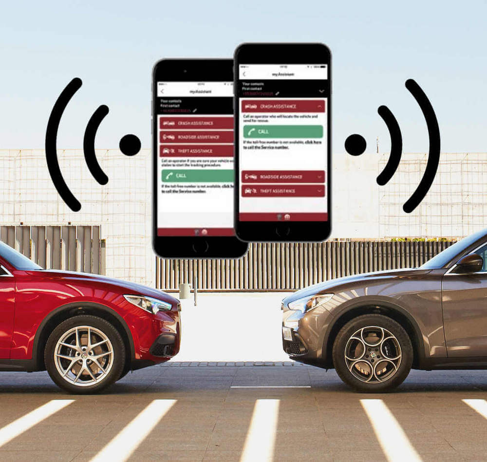 Alfa Romeo Connect - Modernste Vernetzung für Sie und Ihr Fahrzeug, einfach steuerbar vom Smartphone jetzt im Autohaus RKG Markenwelt