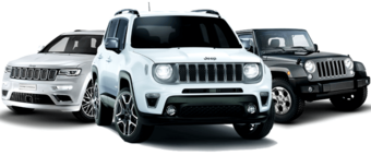 Im Autohaus RKG Markenwelt bieten wir Ihnen alle Modelle der Marke Jeep als Neuwagen und Gebrauchtwagen an zu günstigen Konditionen